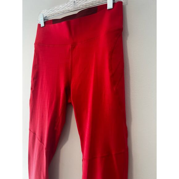 Outdoor Voices Coral Leggings Back Pocket Size Large - Picture 5 of 5
